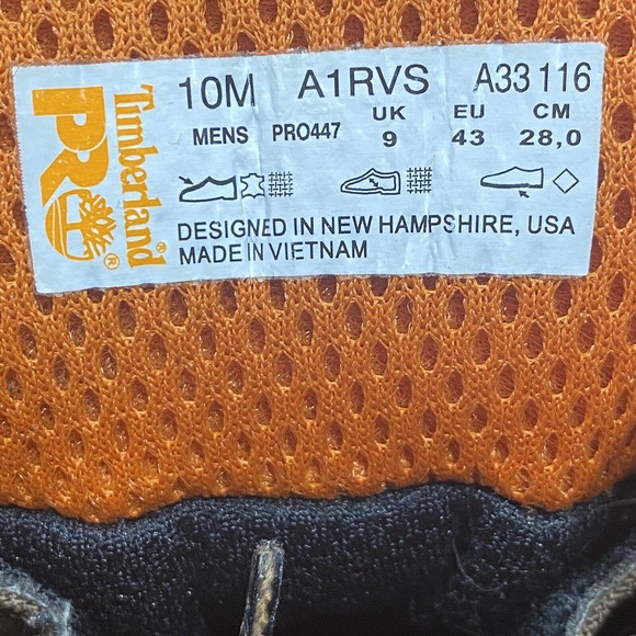 Timberland PRO Mens Hypercharge 6" Waterproof Composite Toe Boots Size 10 A1RVS - Picture 13 of 13